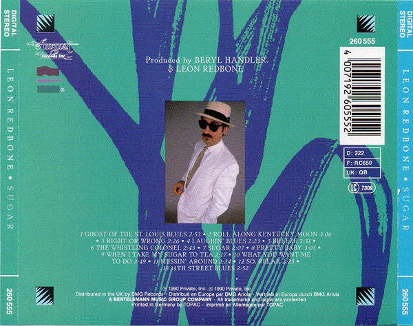 Leon Redbone : Sugar (CD)