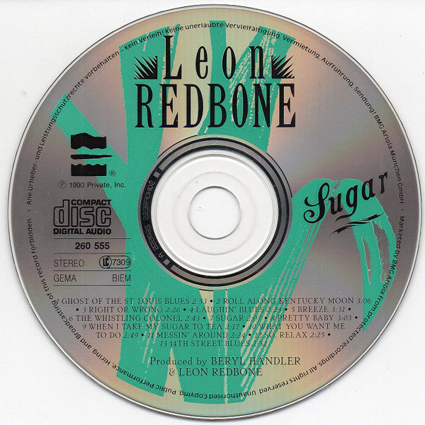 Leon Redbone : Sugar (CD)