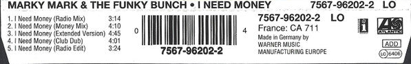 Marky Mark & The Funky Bunch : I Need Money (CD, Maxi)