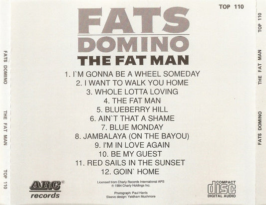 Fats Domino : The Fat Man (CD, Album)