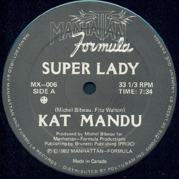 Kat Mandu : Super Lady (12")