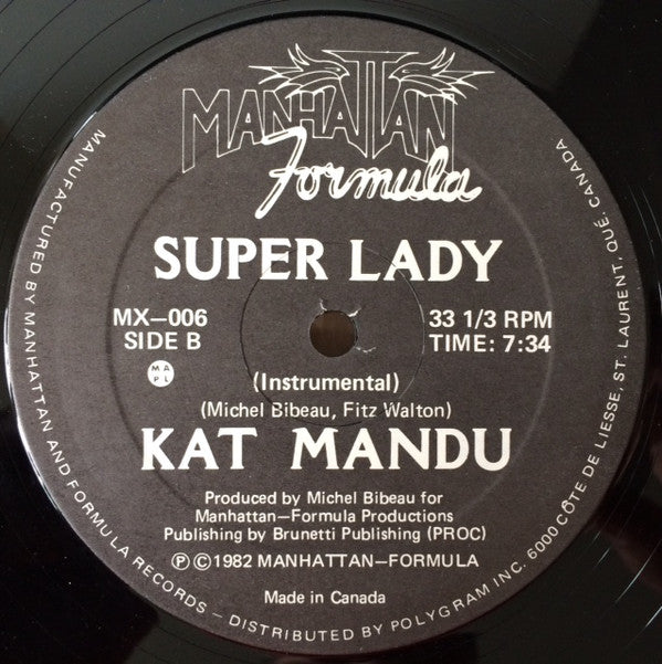 Kat Mandu : Super Lady (12")