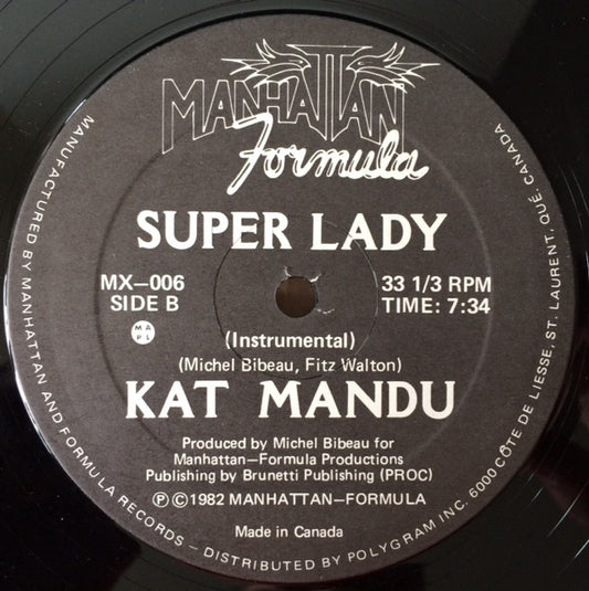 Kat Mandu : Super Lady (12")