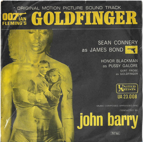 John Barry : Goldfinger (Original Motion Picture Soundtrack) (7", Single)