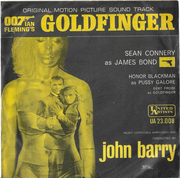 John Barry : Goldfinger (Original Motion Picture Soundtrack) (7", Single)