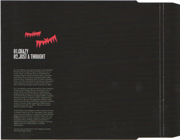 Gnarls Barkley : Crazy (CD, Single, J-c)