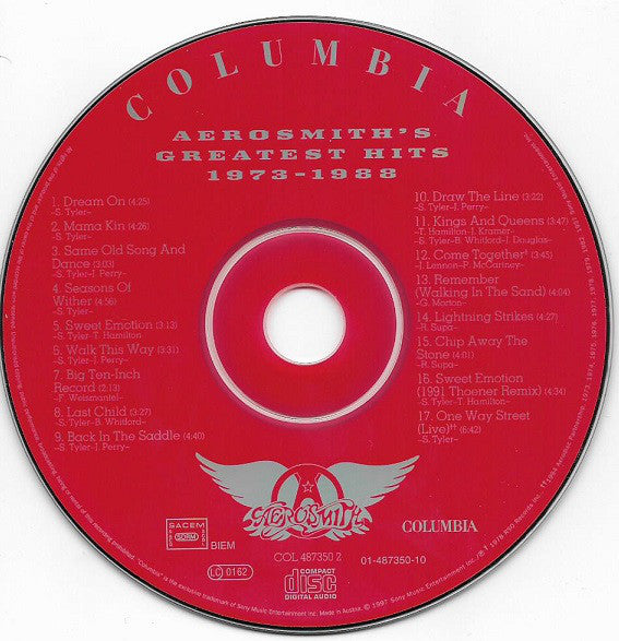 Aerosmith : Aerosmith's Greatest Hits 1973-1988 (CD, Comp, RE, RM)
