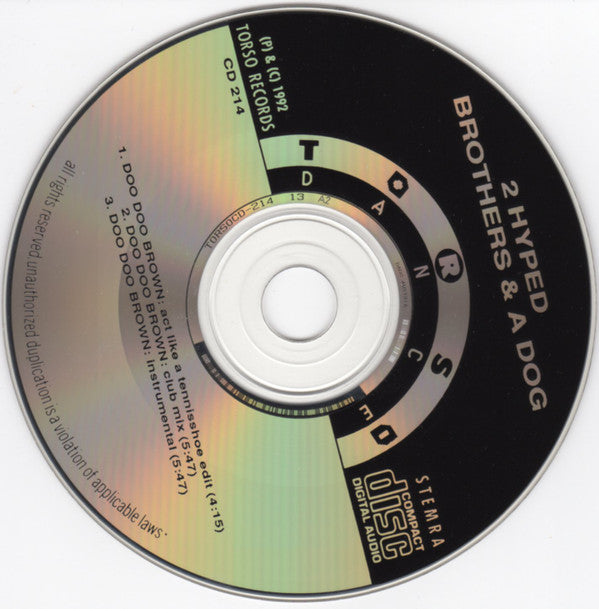 2 Hyped Brothers & A Dog : Doo Doo Brown (CD, Maxi)