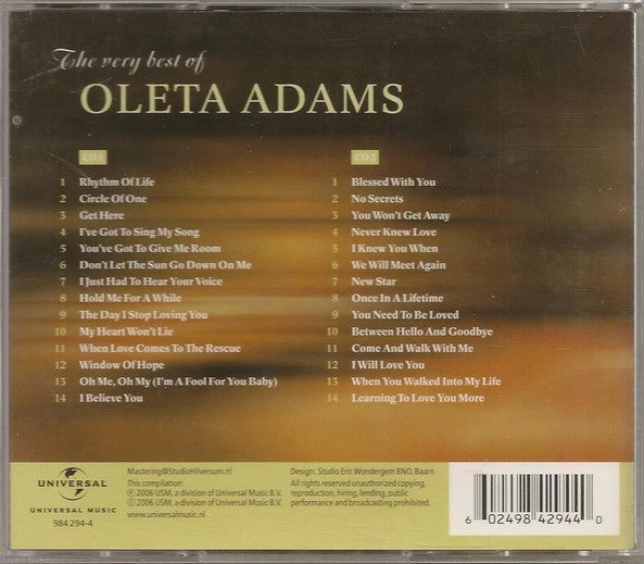 Oleta Adams : The Very Best Of Oleta Adams (2xCD, Comp)
