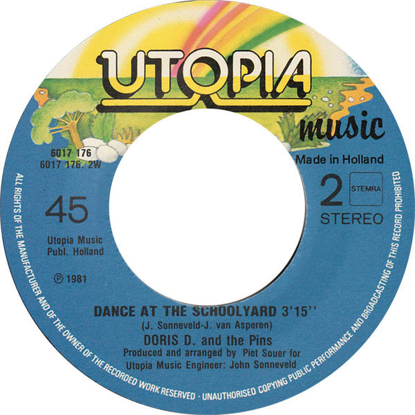 Doris D And The Pins : Dance On (7", Single, Tex)