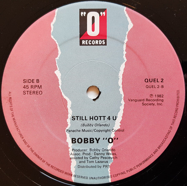 Bobby Orlando : I'm So Hot For You (12")