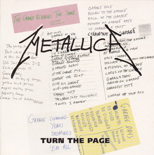 Metallica : Turn The Page (CD, Single, Car)
