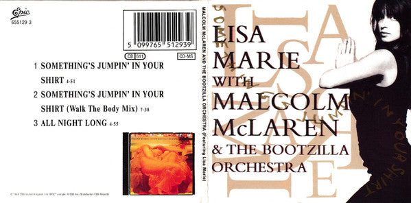 Lisa Marie With Malcolm McLaren And The Bootzilla Orchestra : Something's Jumpin' In Your Shirt (CD, Mini, Maxi)