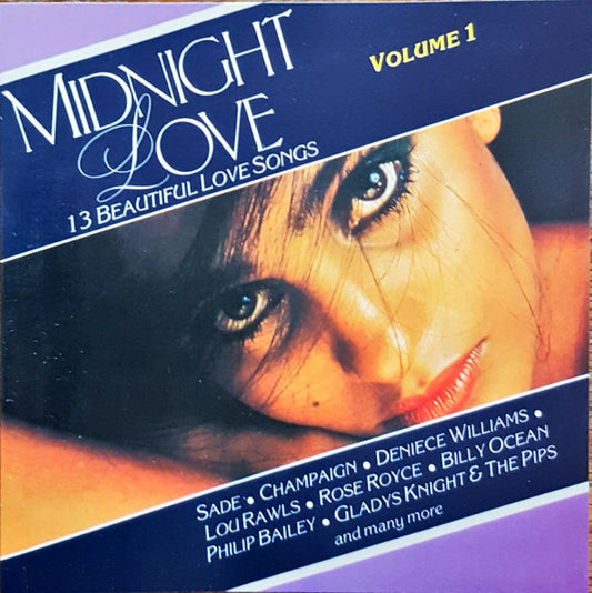 Various : Midnight Love (13 Beautiful Love Songs)  Volume 1 (CD, Comp)