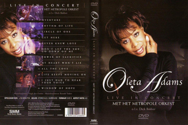 Oleta Adams : Live In Concert Met Het Metropole Orkest (DVD-V)