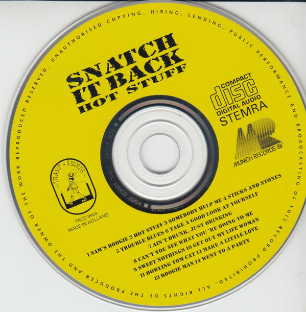 Snatch It Back : Hot Stuff (CD, Album)