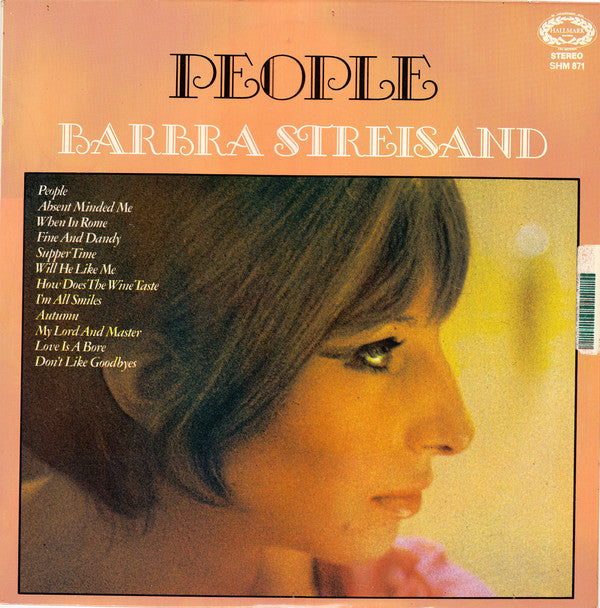 Barbra Streisand : People (LP, Album, RE)