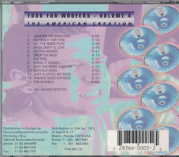 Food For Woofers : Car HiFi Demo Vol.4 - The American Creation (CD)