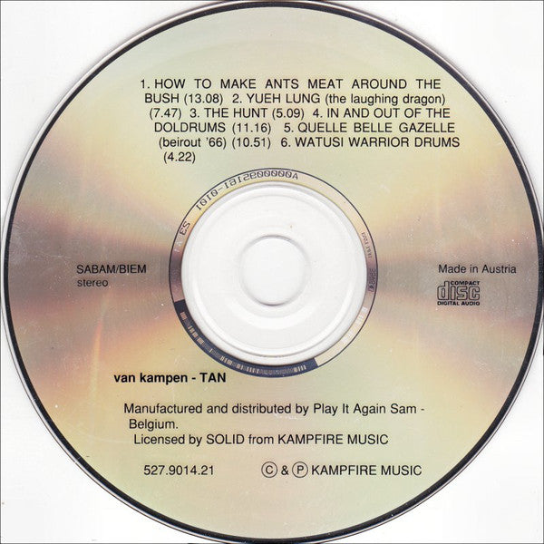 Slagerij Van Kampen : Tan (CD, Album, RE)