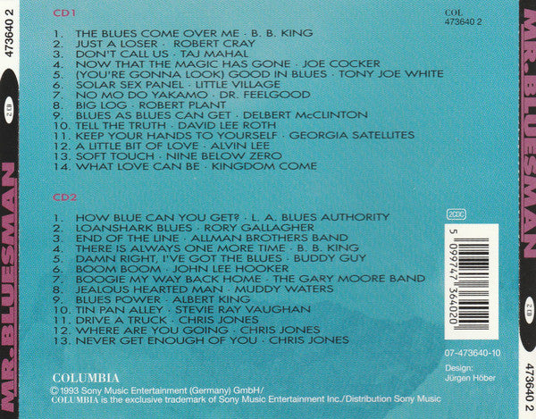 Various : Mr. Bluesman (2xCD, Comp)