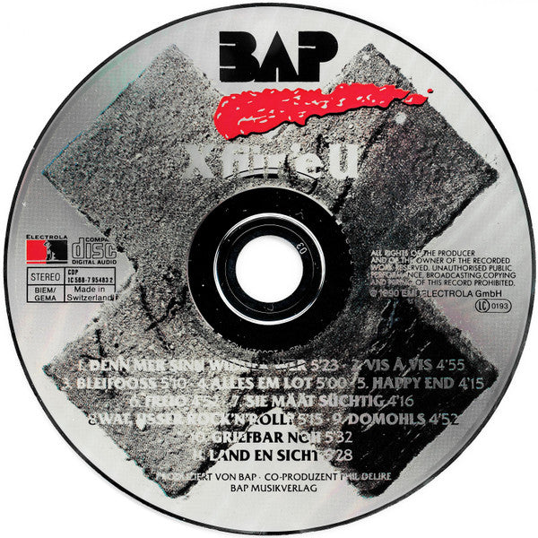 BAP : X Für 'e U (CD, Album)