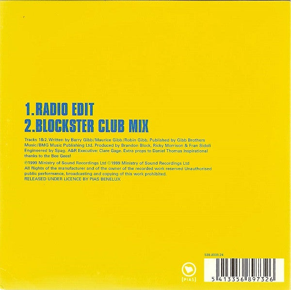 Blockster : You Should Be... (CD, Single, Car)