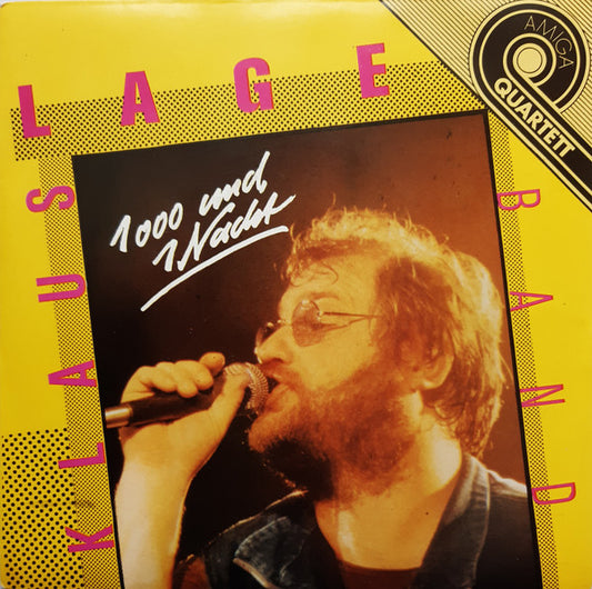 Klaus Lage Band : 1000 Und 1 Nacht (7", EP)