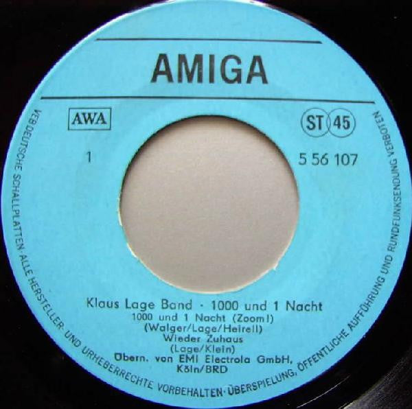Klaus Lage Band : 1000 Und 1 Nacht (7", EP)