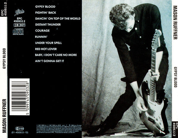 Mason Ruffner : Gypsy Blood (CD, Album)