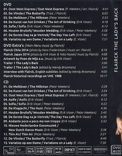 Flairck : The Lady's Back (DVD-V + CD, Album)
