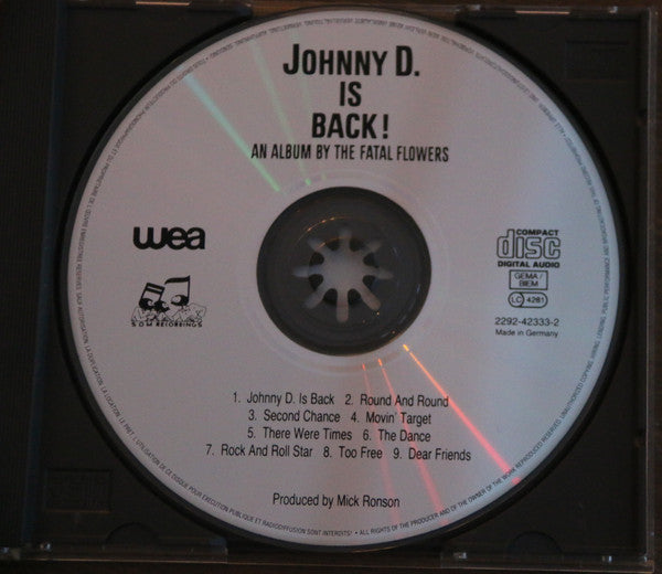 The Fatal Flowers : Johnny D. Is Back! (CD, Album)