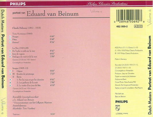 Eduard van Beinum : Portret Van Eduard Van Beinum (CD, Comp, Mono)