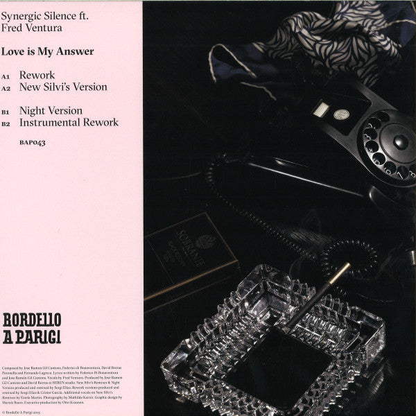 Synergic Silence Ft. Fred Ventura : Love Is My Answer (12")