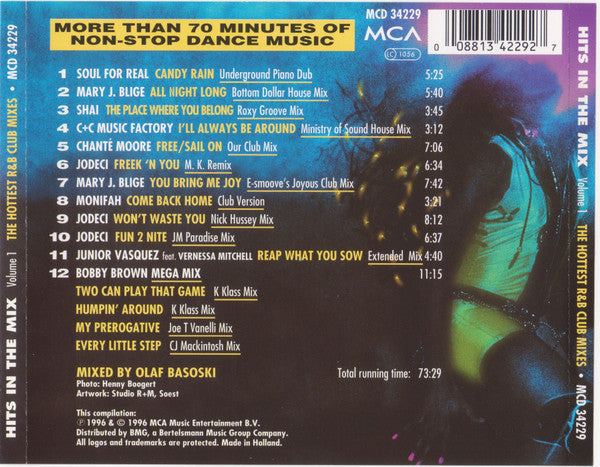Various : Hits In The Mix - Volume 1 (CD, Comp, Mixed)
