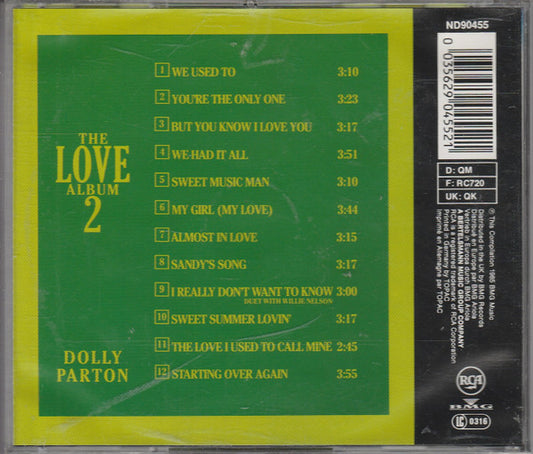 Dolly Parton : The Love Album 2 (CD, Comp, RE)