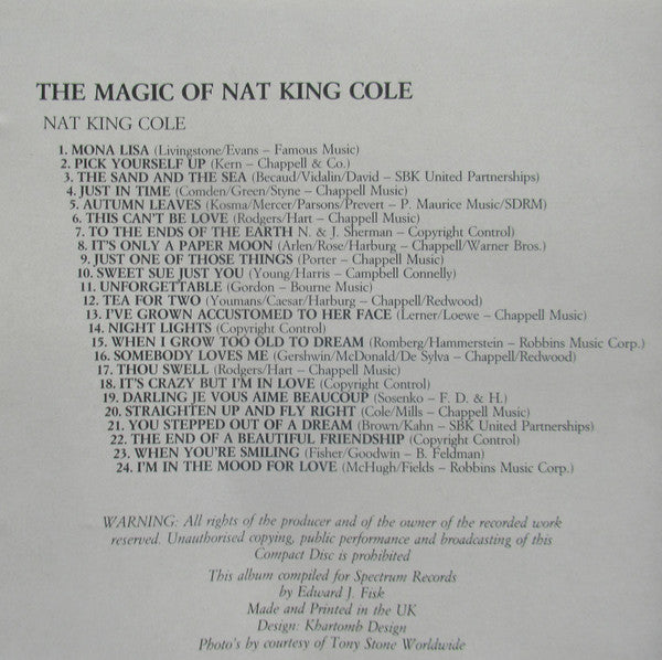 Nat King Cole : The Magic Of Nat King Cole (CD, Comp)