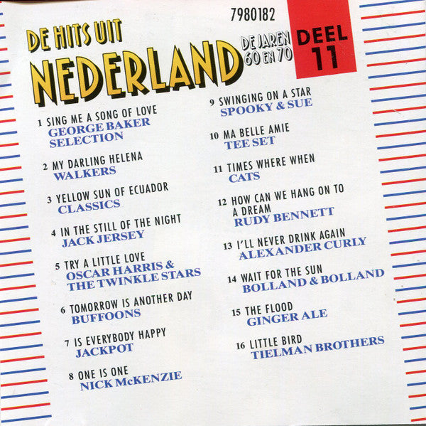 Various : De Hits Uit Nederland - De Jaren 60 En 70 (CD, Comp)