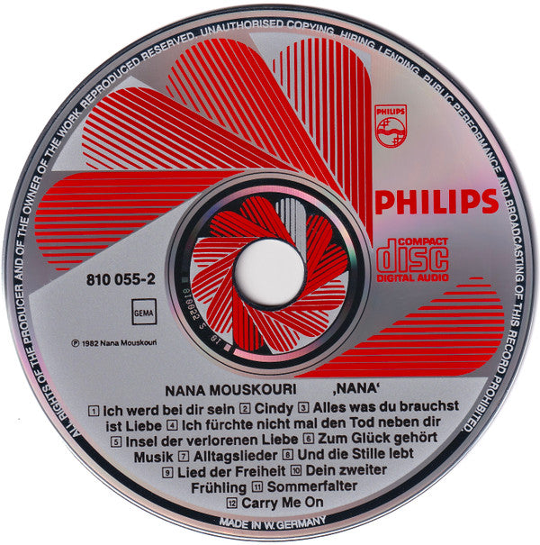 Nana Mouskouri : Nana (CD, Album)