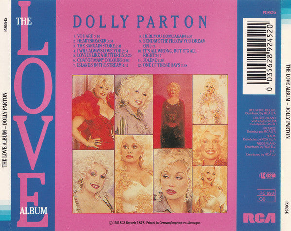 Dolly Parton : The Love Album (CD, Comp)