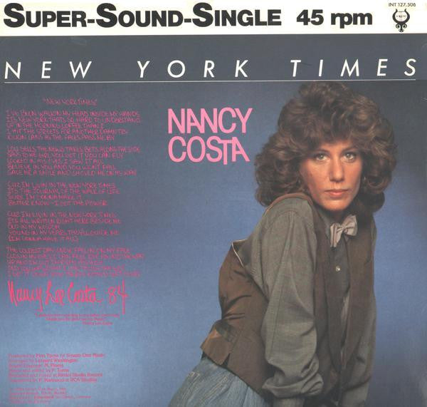 Nancy Costa : New York Times (Remixed Version) (12", Mul)