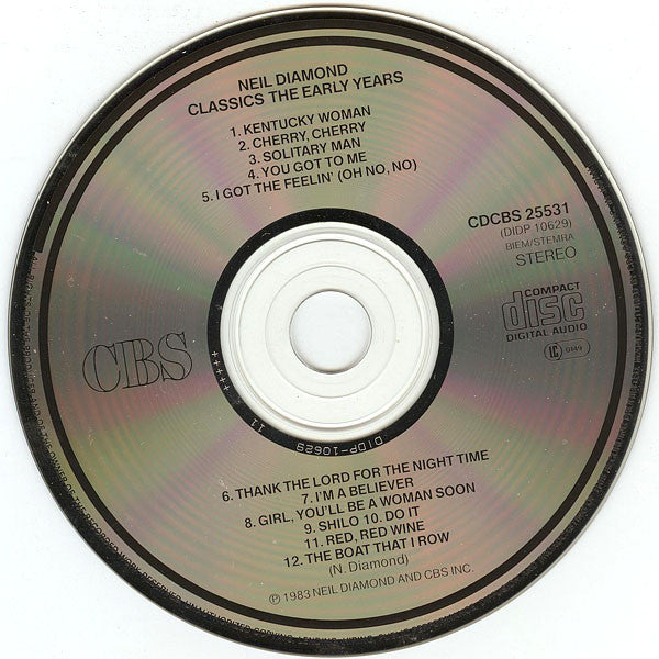 Neil Diamond : Classics The Early Years (CD, Comp)