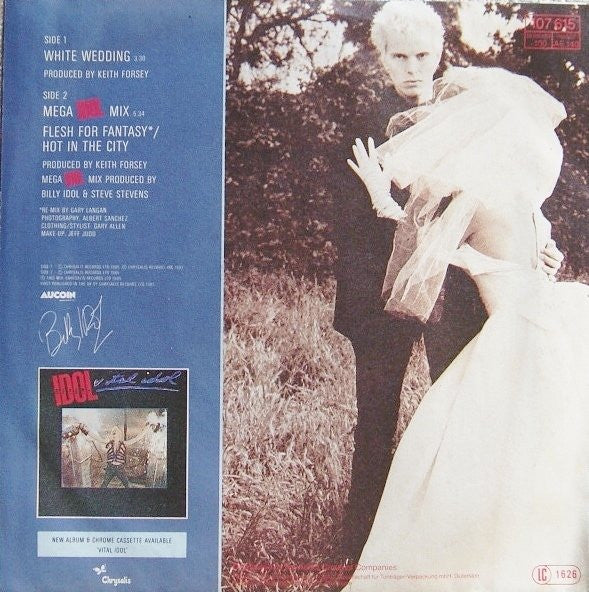 Billy Idol : White Wedding (7", Single)