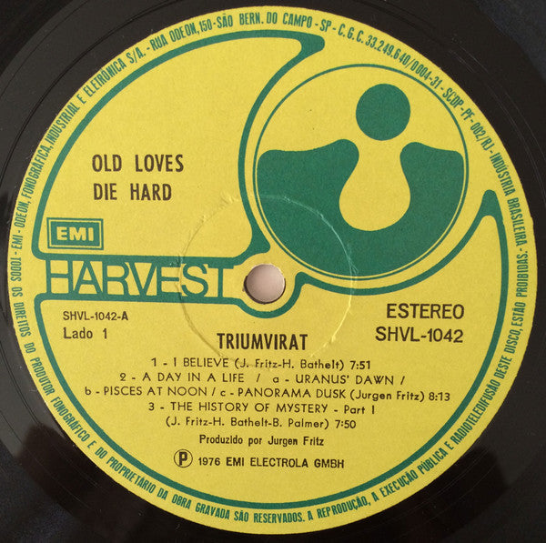 Triumvirat : Old Loves Die Hard (LP, Album)