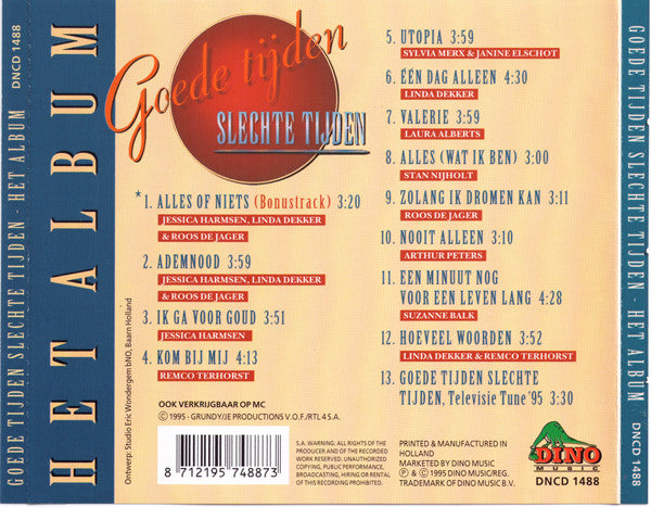 Various : Goede Tijden Slechte Tijden - Het Album (CD, Album, RE)