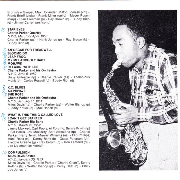 Charlie Parker : From Dizzy To Miles (CD, Comp)
