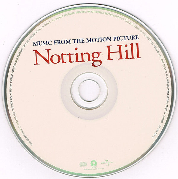 Various : Notting Hill (Music From The Motion Picture) (CD, Comp)