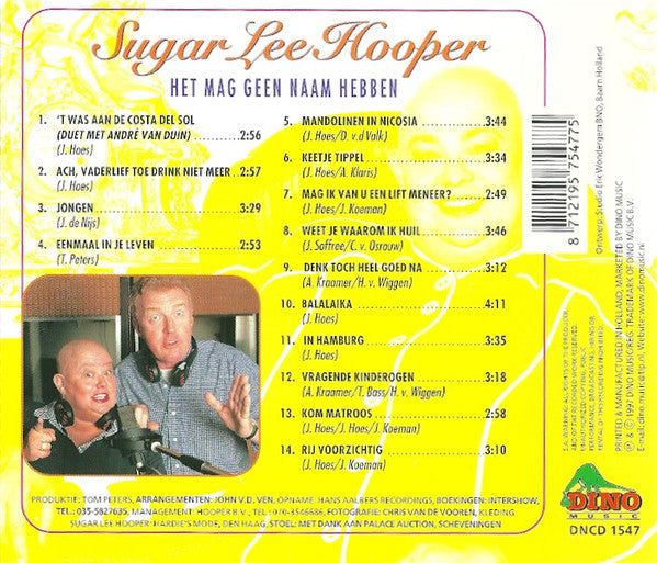 Sugar Lee Hooper : Het Mag Geen Naam Hebben (CD, Album)