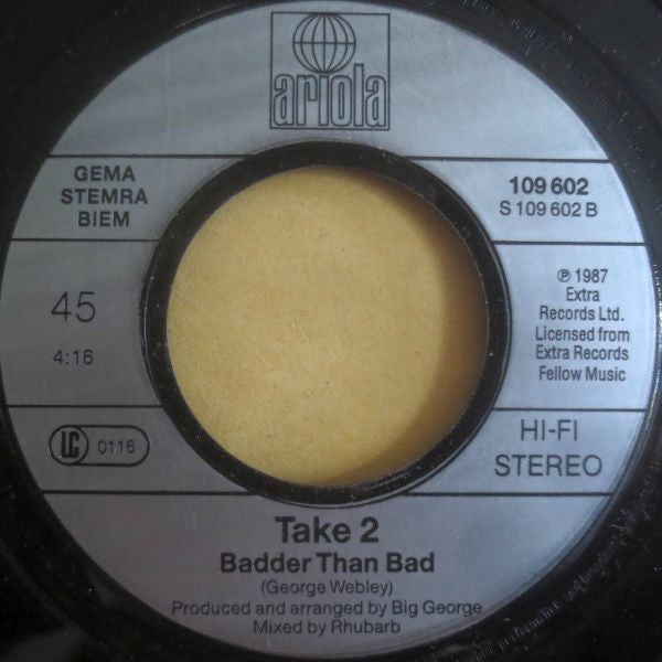 Take 2 : Badder Than Bad (7", Single)