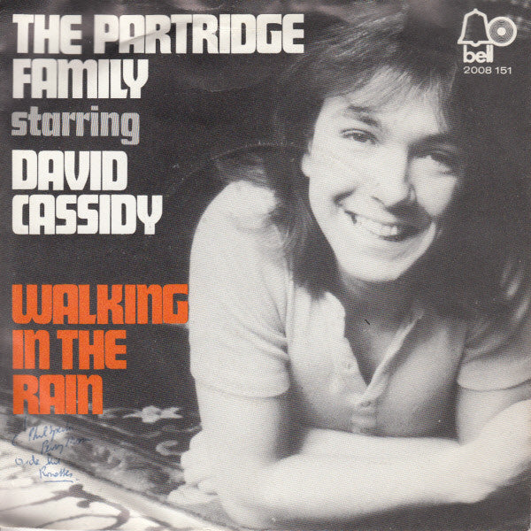 The Partridge Family Starring David Cassidy : Walking In The Rain (7", Single)