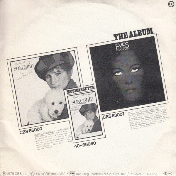 Barbra Streisand : Love Theme From "Eyes Of Laura Mars" (Prisoner) (7", Single)